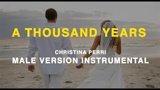 Video thumbnail of "Christina Perri - A Thousand Years Male Version Piano Karaoke Instrumental BEST QUALITY PIANO GUYS"