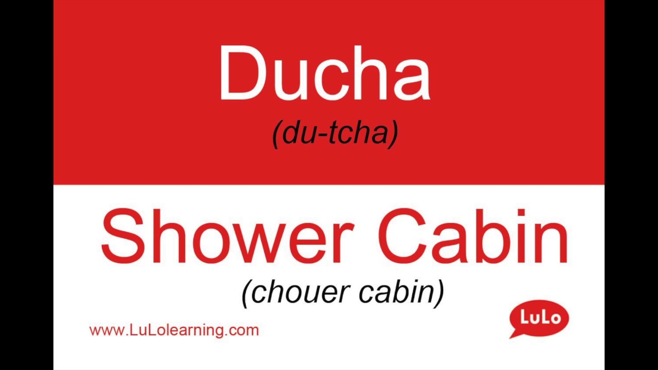 Cómo se dice Ducha en Inglés = How to say Shower Cabin in Spanish YouTube