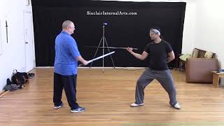 Tai chi Sword for tuishou Part 1