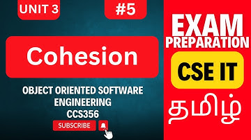 Cohesion in Software Design | OOSE Unit 3 | CCS356 | Anna University Exam Preparation