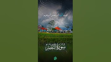 تلاوت زیبا و رسا از سوره مبارکه النصر | إِذَا جَاءَ نَصْرُ اللَّهِ وَالْفَتْحُ | قرائت دل‌نواز قرآن.