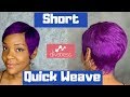 Milkyway 27 piece from DivaTress | Short Quick weave | Milky Way hair review