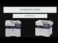 Xerox B215 Download mode - preparing to reset