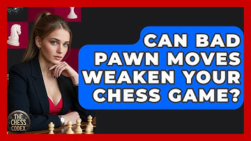 Can Bad Pawn Moves Weaken Your Chess Game? - The Chess Codex