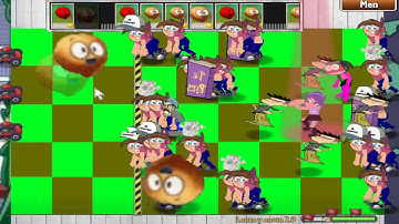 Plants vs Zombies Mod Crossover vs Cartoons - Gameplay Walkthrough Part 3