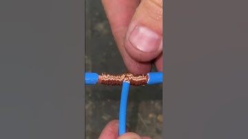 The Strongest Wire Splice You’ll Ever See! ⚡ #electricalhack #eletrical  #tips
