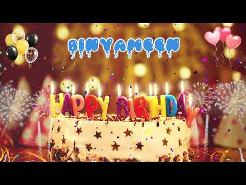 BINYAMEEN Birthday Song – Happy Birthday Binyameen