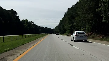 Interstate 40 - North Carolina (Exits 319 to 328) eastbound