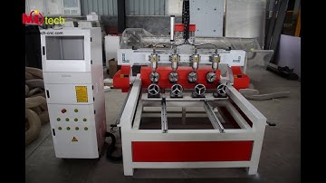 Multi rotary 4 axis cnc router Customer Feedback Working  video