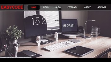 How To Make Transparent Menu Bar Using HTML and CSS