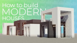 How to Build a Modern House in Minecraft! [Tutorial/Demonstration]