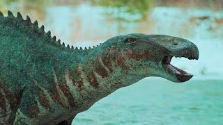 Prehistoric Planet 2022 - Edmontosaurus Regalis Annectens Screen Time