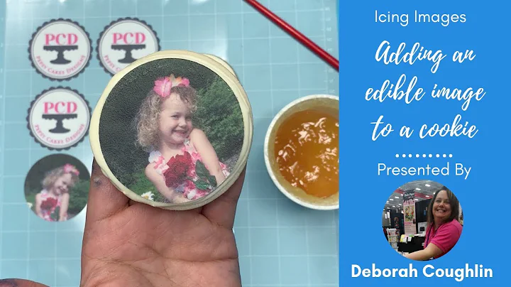 How to Attach Edible Pictures to Cookies