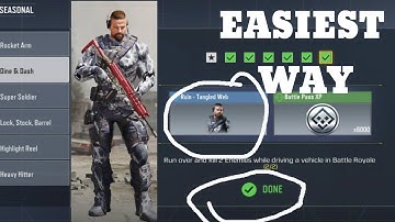 COD Mobile Run Over And Kill 2 Enemies while driving a vehicle In Battle Royale Task Complete