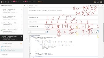 First Missing Positive - LeetCode Problem - 30th September LeetCoding Challenge