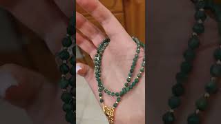 африканский изумруд...чекер.фурнитура люкс под золото