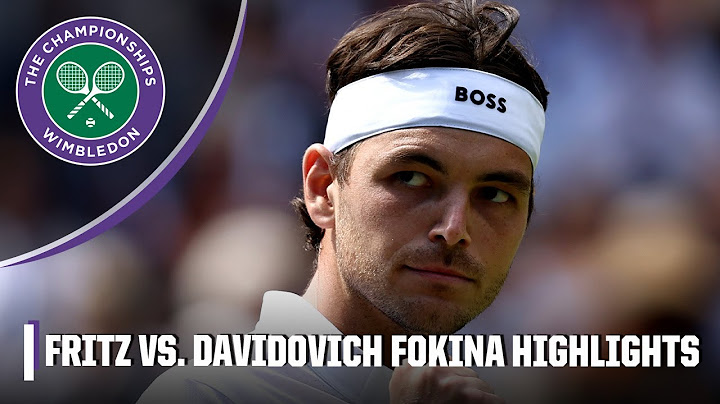 NO. 5 Taylor Fritz vs. NO. 26 Alejandro Davidovich Fokina FULL HIGHLIGHTS | 2025 Wimbledon
