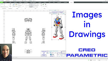 Creo Parametric - Using Images in Drawings