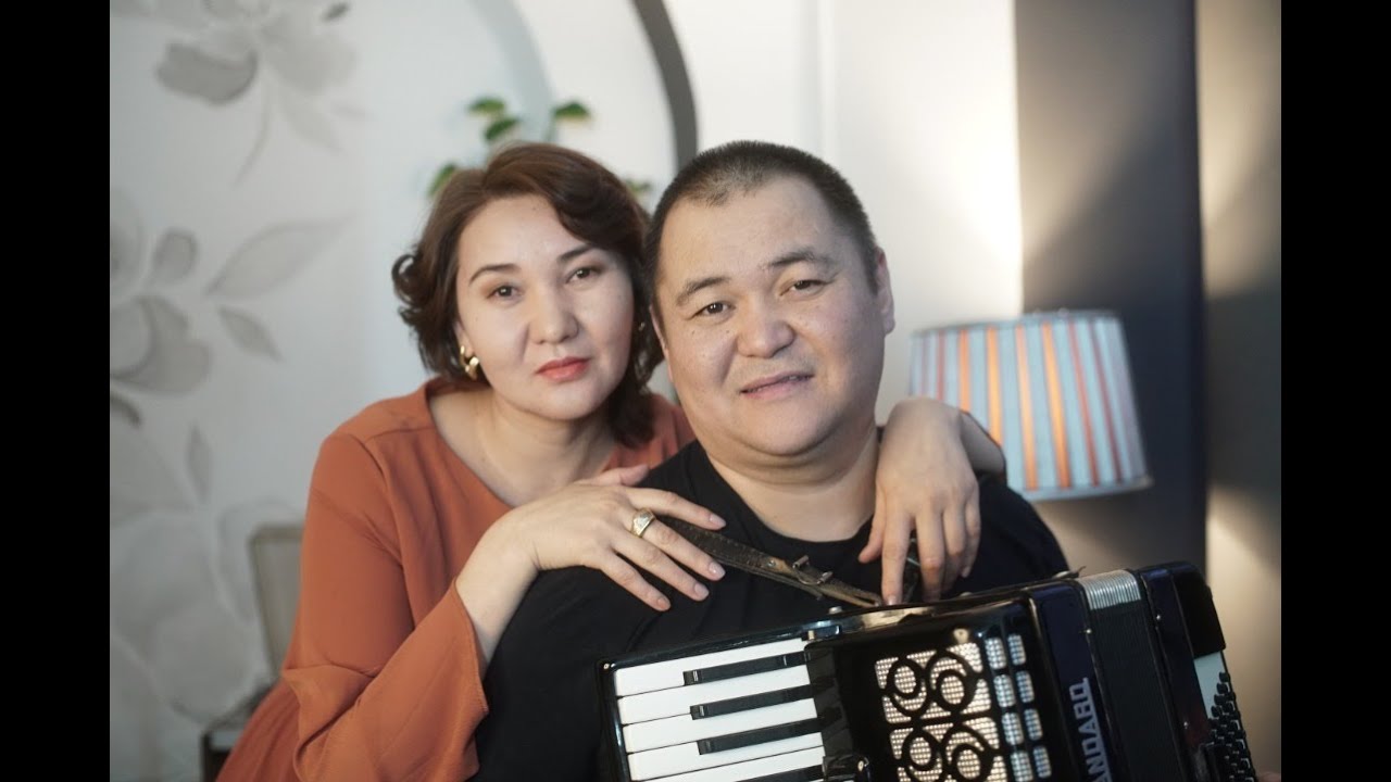 ТАЛАНТТУУ үй бүлөө МАКСАТ КУЛУЕВ жана АЙНУРА ЧОЛПОНКУЛОВАнын СОНУН ырлары  АККОРДЕОН КАЙРЫКТАРЫ