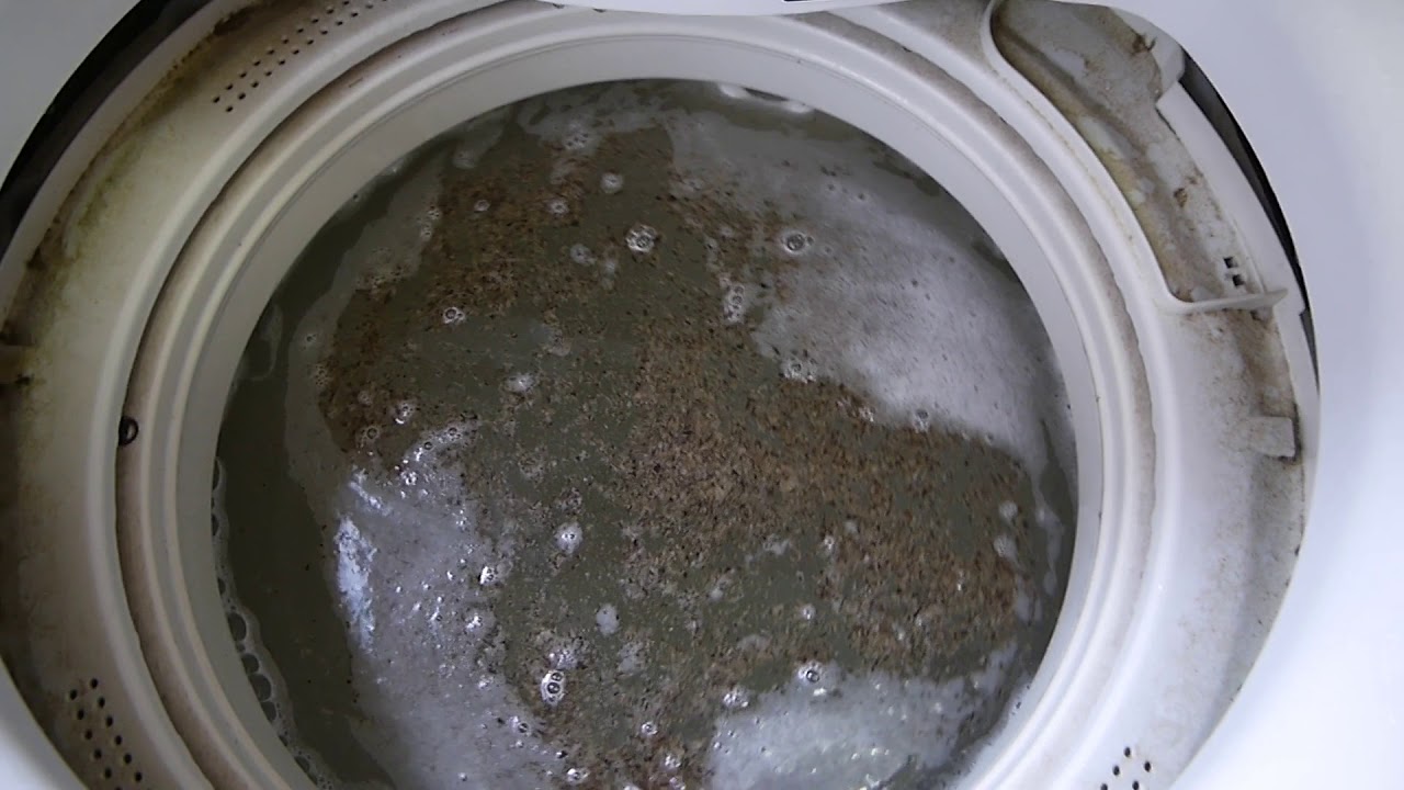 日立の洗濯機の槽洗浄 - YouTube