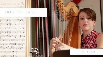 Prelude in C by J.S. Bach on harp