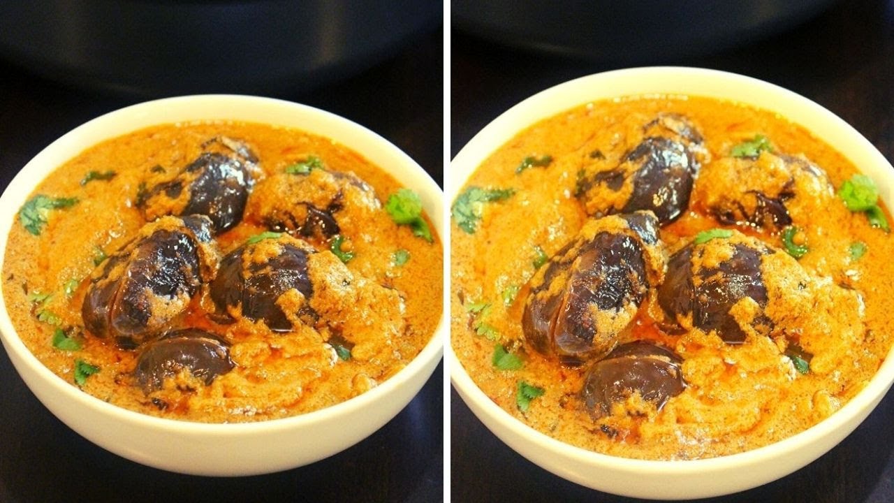 masala gutti vankaya curry-stuffed brinjal spicy curry-gutti vankaya masala kura | Yummy Indian Kitchen