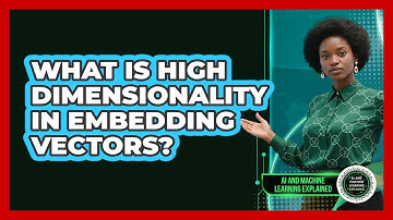 What Is High Dimensionality In Embedding Vectors?