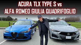 JAPANESE vs ITALIAN // ACURA TLX TYPE S vs ALFA ROMEO GIULIA QUADRIFOGLIO by AutomotivePress 7,749 views 7 days ago 21 minutes