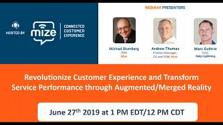 Webinar Ondemand Revolutionize Customer Experience and Transform Service Performance through AR MR