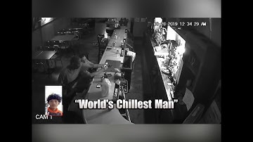“Chillest Man Alive!!” Asked robber for a nice cold beer.