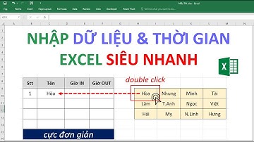 Cách nhập Số thứ tự, Dữ liệu và Thời gian siêu nhanh trên Excel | EXCEL THÚ VỊ