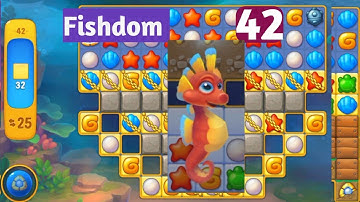 Fishdom level 42 ।। All level solution ।। Android, ios ।। Grand Changer 🌄🗼