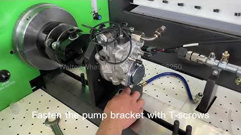 Nantai 22100-0E020 DENSO HP5 Pump Testing on NTS815A Multi-Function Test Bench