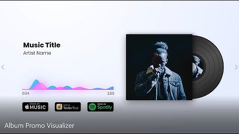 Album Promo Visualizer - (How to make an Audio Visualizer and Audio Spectrum)