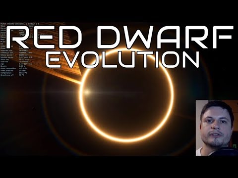 4 Stages of Red Dwarf Star Evolution