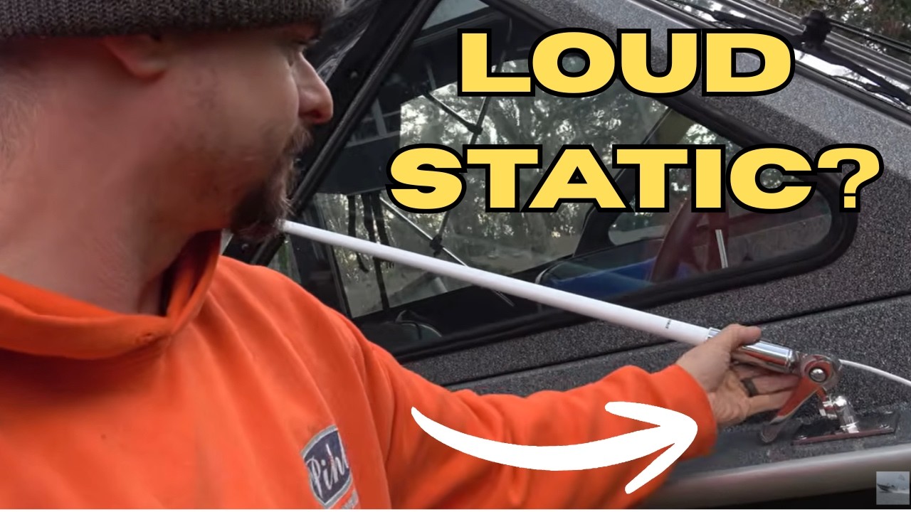 Fixing VHF Radio Static on My Boat (Full Antenna Replacement) - YouTube