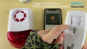 How to Connect the Wireless Siren to the Tuya H3 Siren Host