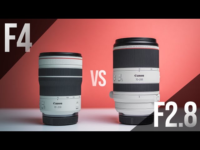 F4 vs. F2.8 | Canon RF 70-200 Lens Comparison - YouTube