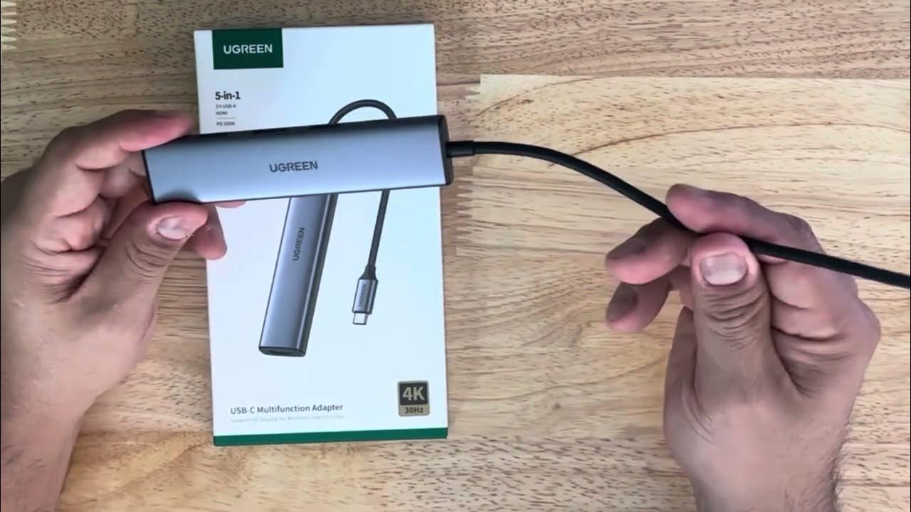 UGREEN Revodok 5-in-1 USB-C Hub with 4K HDMI, 100W Power Delivery Unboxing  