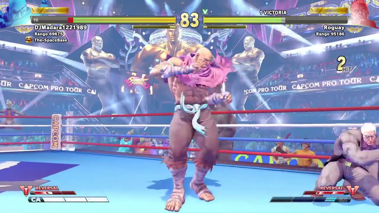 SFV DJMadara (Sagat) vs Roguay (Urien)