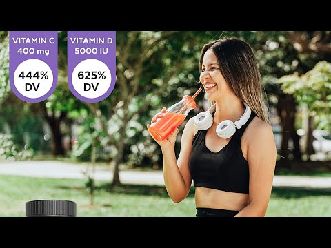 Viva Naturals Elderberry, Vitamin C + Zinc immunity supplement *5 high-quality ingredients *Benefits
