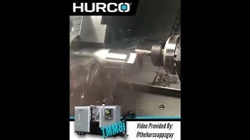 Live Tool CNC Lathe Hurco TMM8i - Social Media Spotlight Phil Carr #shorts