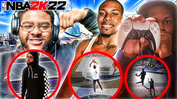 My first NBA2K22 Park Video featuring my 2-Way Inside- Out Playmaker ft StackSznJay & ImdesTV🥶📍…