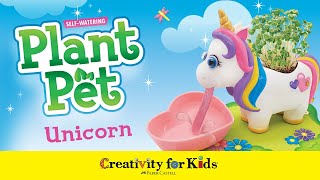 Self-Watering Plant Pet Unicorn | Creativity for Kids