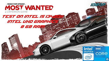 NeedForSpeed Most Wanted(2012)|TEST ON INTEL i5 13420H|Intel UHD Graphics|ALL SETTINGS|8GB RAM|1080p