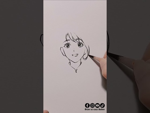 Drawing Suzume #drawsoeasyanime #trendingshorts #animeart #fanart class=