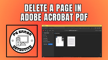 How to Delete a Page in Adobe Acrobat PDF - Quick Tutorial [2025]