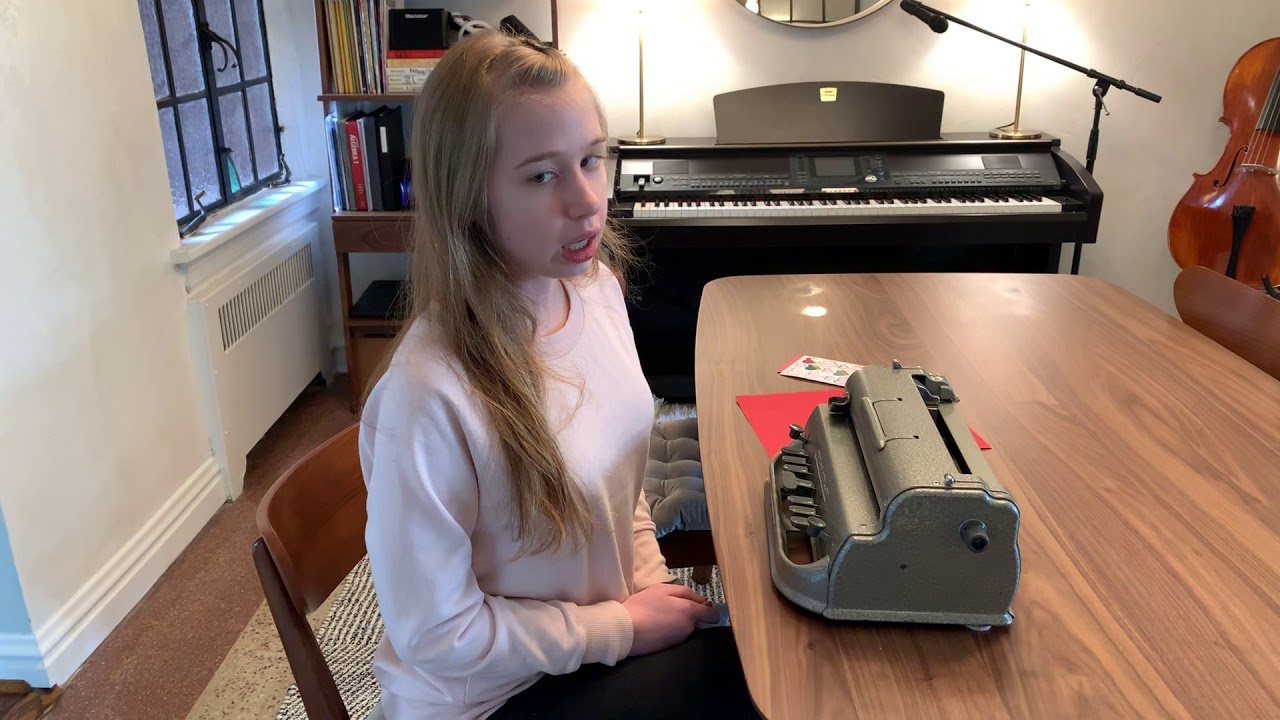 How to use a Perkins Brailler