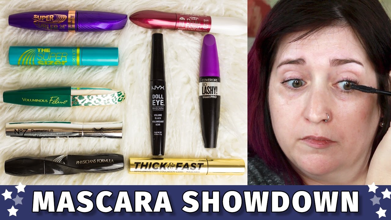 Drugstore Mascara Showdown Thin, Straight Lashes YouTube