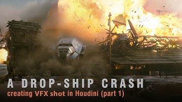 Houdini - A wooden shack destruction with RBD Bullet Solver ( Part -1)